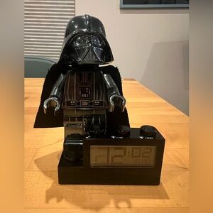 LEGO Darth Vader Black Digital Clock
